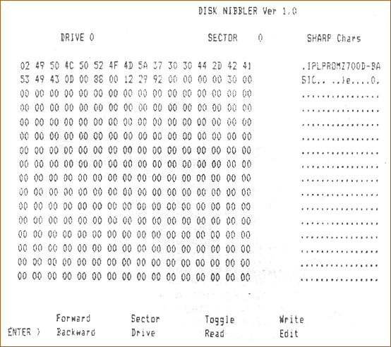 First Sector of Boot Disk