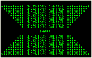 INVENTORY CTRL screen shot